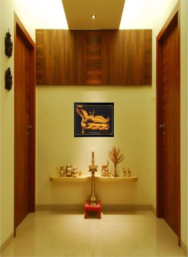 101Temples 101 Temples - Divinity Eternity Spirituality Ananthapadmanabha SwamyPhoto Frame with Wall Hook, 1 Piece | 10” x 13”, Matt Finish - Image 4